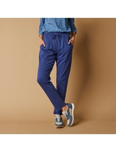 Blancheporte Joggingové nohavice z moltonu s pružným pásom modrá džínsová 048