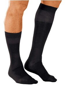 Blancheporte Ponožky s masážnym efektom zo škótskej bavlny, 2 páry čierna 038