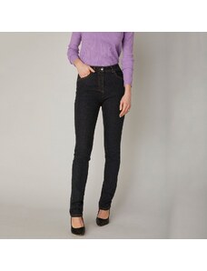 Blancheporte Strečové rovné džínsy, nižšia postava čierna 040