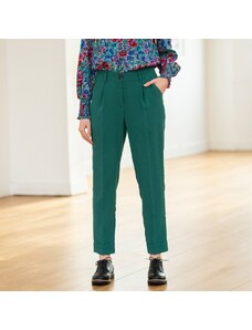 Blancheporte 7/8 úzke nohavice zelená 036