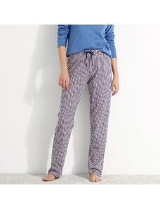 Blancheporte Pyžamové nohavice s potlačou pruhov nám.modrá 052
