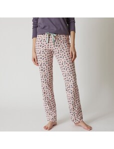 Blancheporte Pyžamové nohavice s potlačou "Beautiful" ružová 048