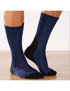 Blancheporte Pracovné ponožky, súprava 2 páry nám. modrá 050