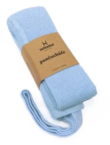 Tatrasvit DUCIKA klasické detské pančušky zo 100% bavlny s trakmi svetlo modrá