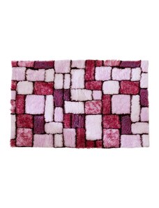 Blancheporte Hebká kúpeľňová predložka Mozaika purpurová 061