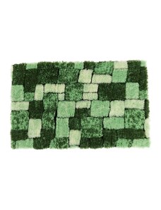 Blancheporte Hebká kúpeľňová predložka Mozaika zelená 050