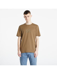 Pánske tričko C.P. Company Jersey Embossed Logo T-Shirt Butternut
