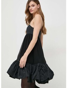 Šaty Pinko čierna farba, mini, áčkový strih, 102781.A1JY