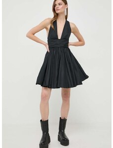Šaty Pinko čierna farba, mini, áčkový strih, 102777.Y3LE