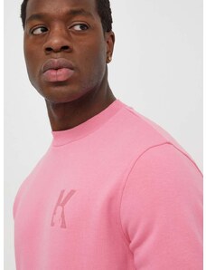 Mikina Karl Lagerfeld pánska,ružová farba,jednofarebná,541900.705890