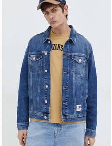 Rifľová bunda Tommy Jeans pánska,prechodná,DM0DM18242