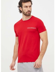 Tričko Emporio Armani Underwear 2-pak červená farba, s potlačou
