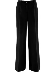 bonprix Strečové nohavice s pohodlným pásom, Flared, farba čierna, rozm. 38