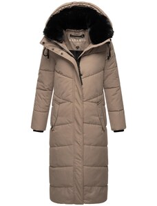 NAVAHOO Zimný kabát 'Hingucker XIV' svetlohnedá