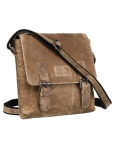 Klasická pánska messenger taška z prírodnej kože - Peterson