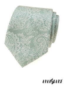 Zelená kravata s ornamentmi Avantgard 561-62437