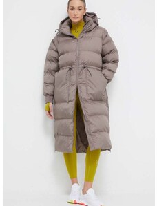 Bunda adidas by Stella McCartney dámska, béžová farba, zimná, IT5737