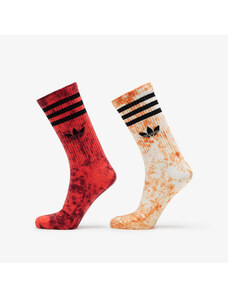 adidas Originals Pánske ponožky adidas Tie Dye Socks 2-Pack White/ Orange/ Bright Red