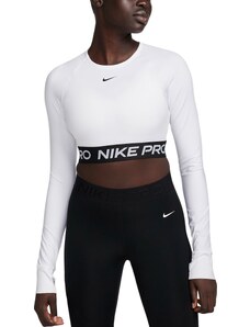 Tričko s dlhým rukávom Nike PRO DF 365 CROP LS fv5484-100 L