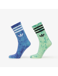 adidas Originals Pánske ponožky adidas Tie Dye Socks 2-Pack Preloved Blue/ Night Flash/ Semi Green Spark