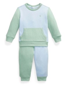 Tepláková súprava pre bábätká Polo Ralph Lauren zelená farba