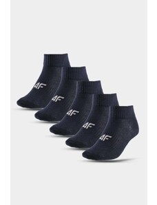 Kesi Boys' 4F High Ankle Socks 5-PACK Dark Blue