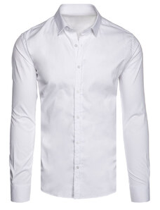 Men's Solid White Dstreet Shirt