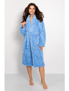 Momenti Per Me Laguna Long Blue bathrobe