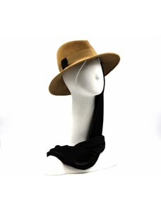 Luxusný klobúk z králičej plsti - Marone