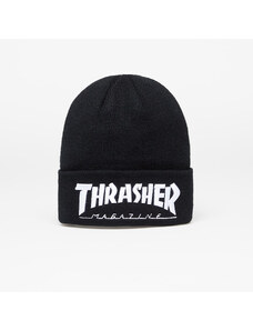 Čiapka Thrasher Embroidered Logo Beanie Black