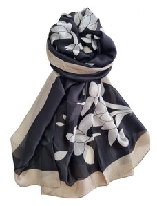 Katrin's Fashion Hodvábny Dámsky elegantný šál