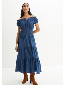 bonprix Letné šaty, Carmen, farba modrá