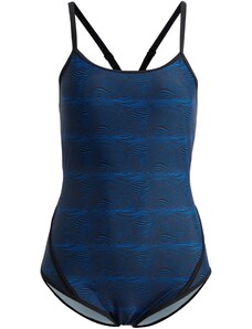 bonprix Jednodielne plavky, rýchloschnúce, z recyklovaného polyamidu, farba modrá
