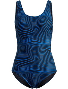 bonprix Jednodielne sťahujúce plavky z recyklovaného polyamidu, silný tvarujúci efekt, farba modrá, rozm. 56