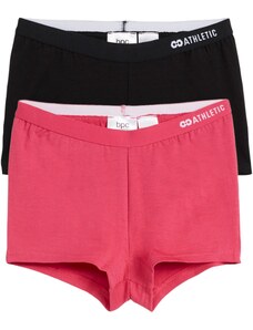 bonprix Francúzske nohavičky, dievčenské (2 ks v balení), farba ružová, rozm. 116/122