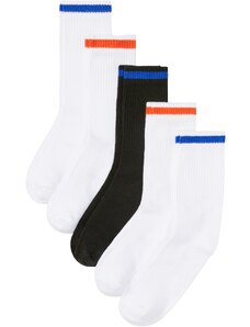 bonprix Športové ponožky (5 ks) s bio bavlnou, farba biela