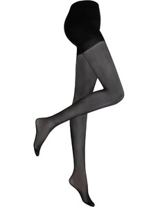 bonprix Tvarujúce pančuchové nohavice 30den, push-up efekt, farba čierna