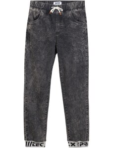 bonprix Chlapčenské džínsy, Regular Fit, farba čierna