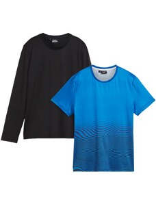 bonprix Chlapčenské športové tričko (2 ks), farba čierna, rozm. 152/158
