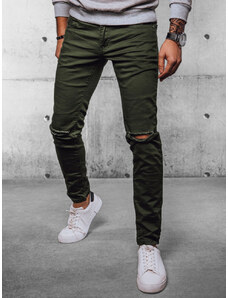 Men's Green Denim Dstreet Pants