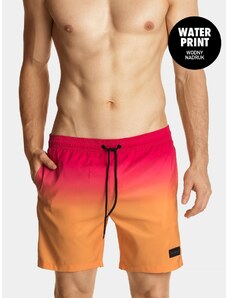 Swim shorts Atlantic KMB-210 S-2XL Water Print pink 043