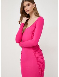 Šaty Pinko ružová farba, maxi, priliehavá, 103101.A1L0