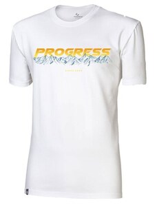 PROGRESS BARBAR SUNSET Pánske tričko, biela, veľkosť M