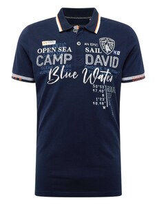 CAMP DAVID Tričko námornícka modrá / červená / biela