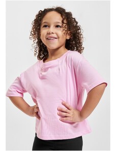 Urban Classics Kids Girls' Organic Oversized Pleated T-Shirt Girls' Pink