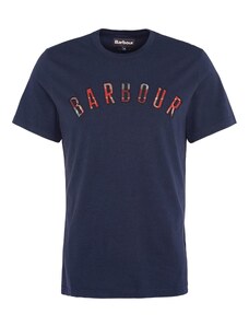 Barbour Tričko 'Ancroft' námornícka modrá / červená / biela
