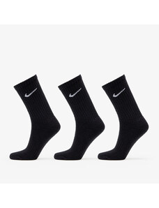 Pánske ponožky Nike 3-Pack Cushioned Crew Socks Black
