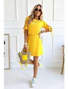 AW Žlté dámske šaty