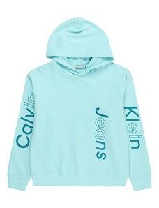 Calvin Klein Jeans Mikina modrozelená / svetlomodrá