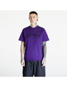 Pánske tričko Carhartt WIP S/S Onyx T-Shirt UNISEX Tyrian/ Black
